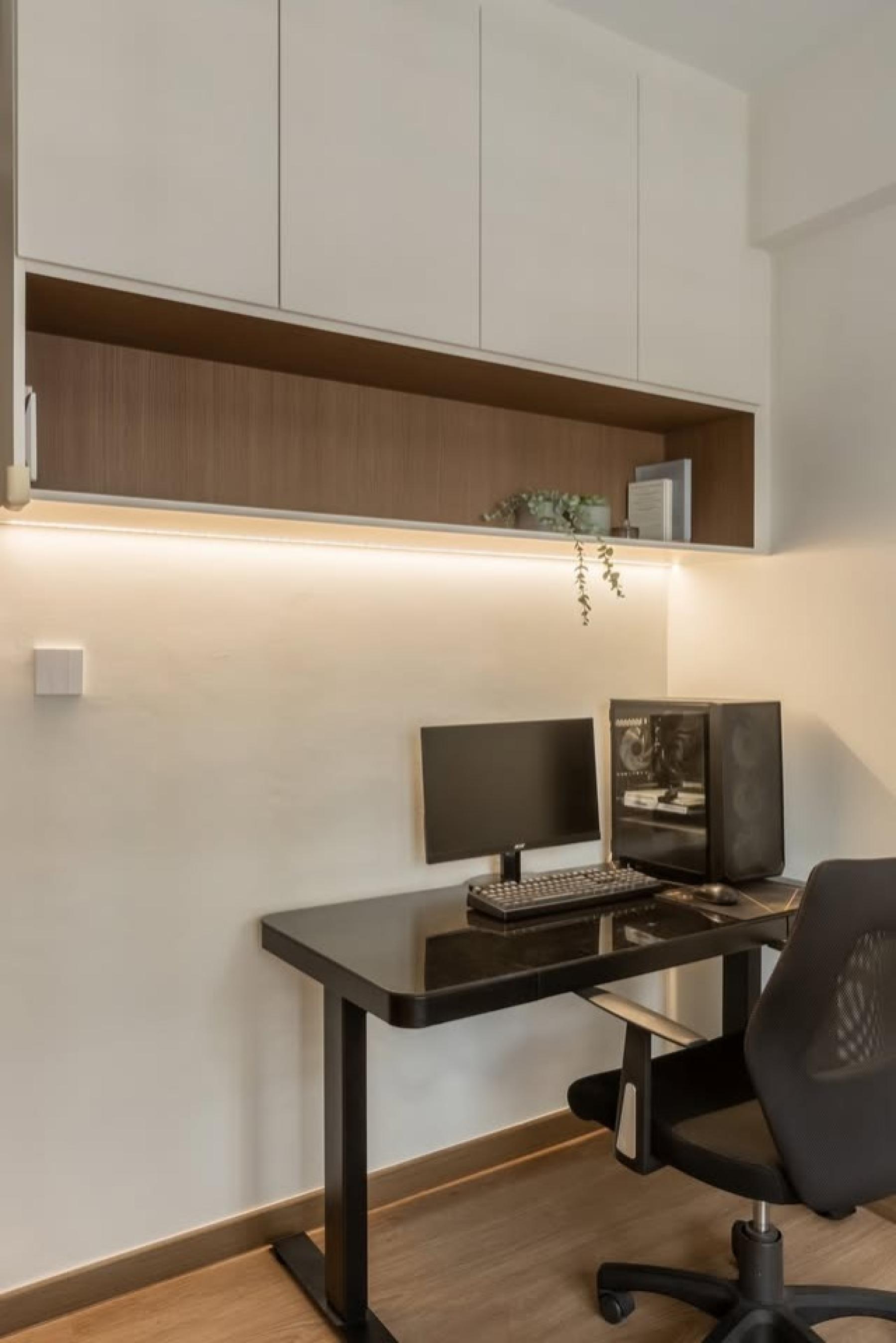 Modern Study with Computer and Computer Table